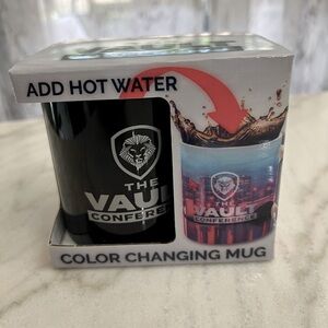 The Vault Valuetainment Black Color Changing Mug. Future looks Bright
